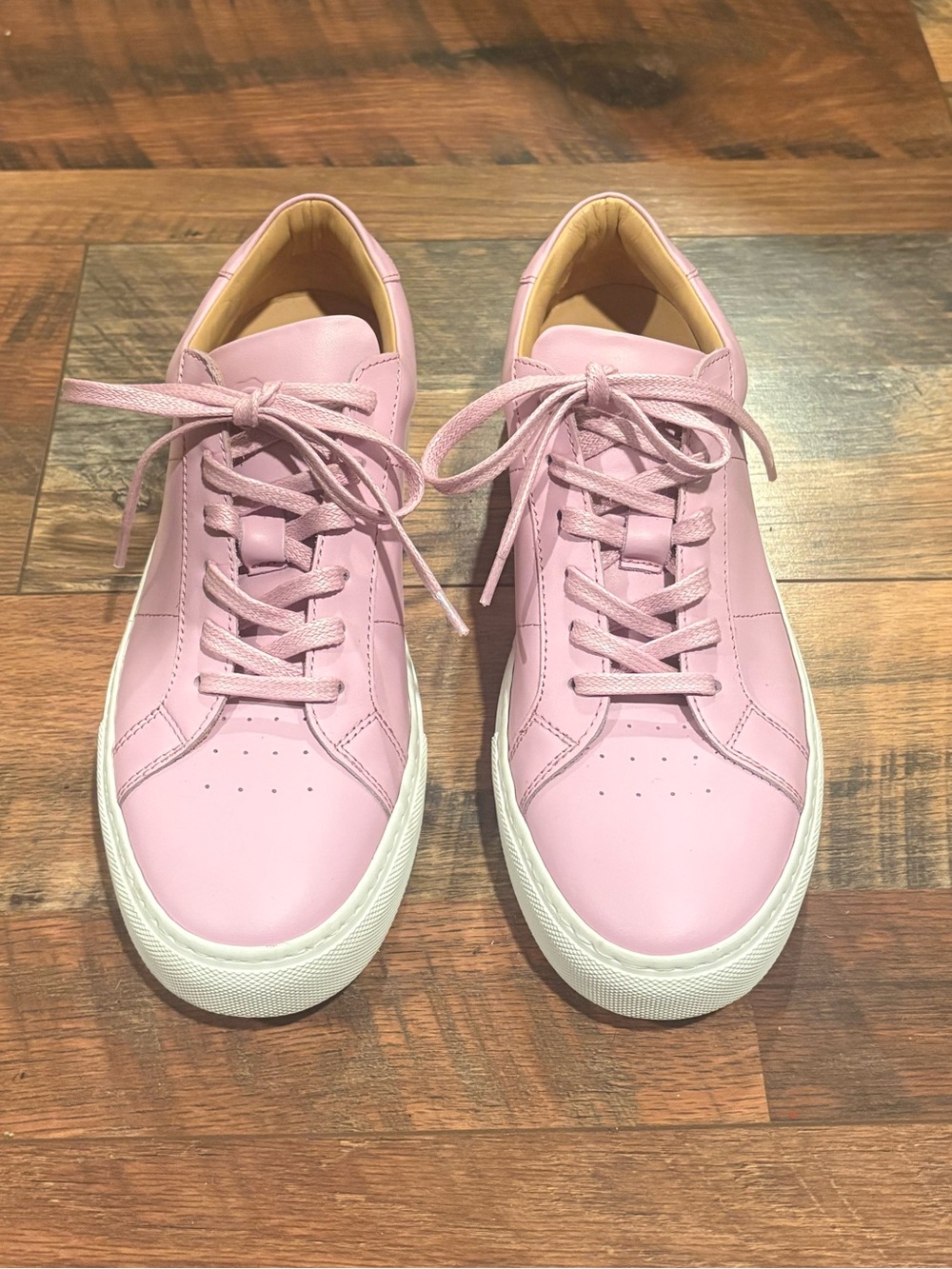 10 US/9 GREATS Pink Leather Sneakers